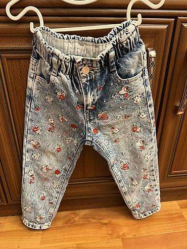 Cinslər və şalvarlar: GUESS qız uşağı üçün cins şalvar - Model: GUESS Kids, daş yuyulma — 1