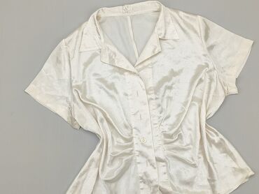 białe bluzki damskie do garnituru: Bluzka Damska, L, stan - Idealny