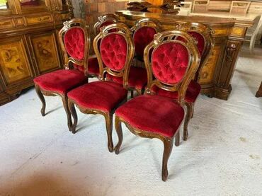Stilske garniture: Stilski trpezarijski sto sa 6 stolica 🍽️✨ Sto sa 6 stolica u odličnom — 15