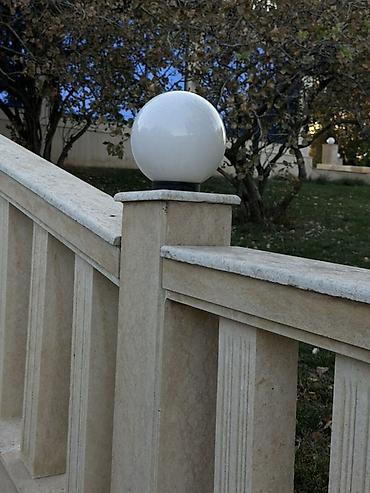 led свет: Сферический уличный светильник для столбов и перил - Тип — 2