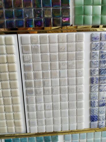 duş kranları: Mozaik kafel paneli - Material: şüşə/keramika əsaslı mozaik kafellər
