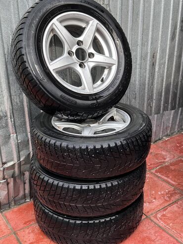 руль для лады: Дөңгөлөктөр монтажда 175 / 70 / R 13, Кыш, Колдонулган, Комплект, Жеңил унаалар, тешиктери - 4