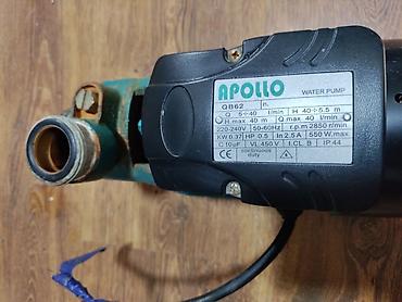Все для дома и сада: APOLLO QB62 su nasosu - Tip: Mərkəzdənqaçma (centrifugal) su nasosu - — 4