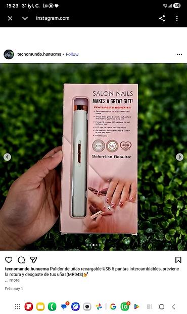 USB ilə şarj olunan dırnaq cilalayıcı aparatı – Salon Nails MR048 -