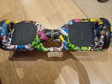 hoverboard ikinci el: Qraffiti dizaynlı elektrikli qyroskuter (hoverboard) - Rəngarəng — 2