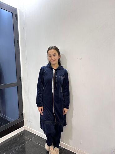 Повседневные платья: Повседневное платье, Made in KG, Зима, Длинная модель, Стандарт — 8