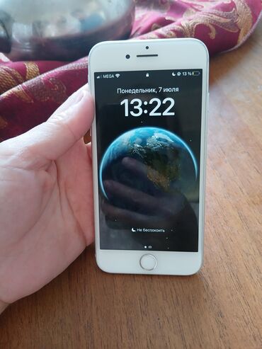 монитор для пк: IPhone 8, Колдонулган, 256 ГБ, Ак, Кулакчындар, Заряддоочу түзүлүш, Каптама, 100 %