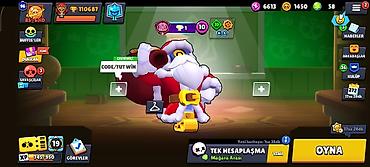 Brawl Stars hesabı - Kupa yolu: 110687 (ən yüksək 110700), Liqa: IV -