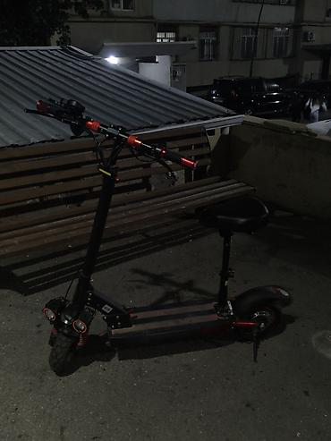 Elektrikli samokatlar: Elektrikli skuter – oturacaqlı, güclü işıqlandırmalı şəhər modeli - — 1