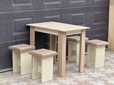 Masa və oturacaq dəstləri: Mətbəx üçün, Yeni, 4 stul — 2