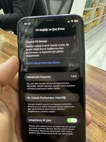 i̇pone 11pro: IPhone 11 Pro, 256 GB, Matte Midnight Green, Barmaq izi, Face ID, Simsiz şarj — 5