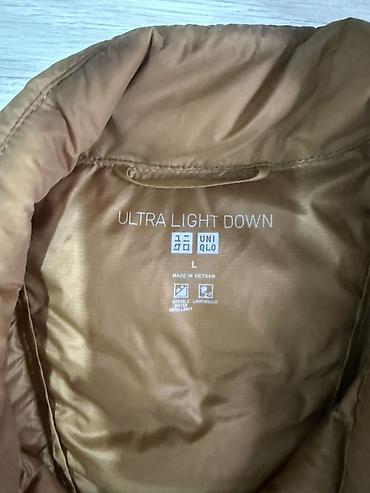 горнолыжную куртку: Мужская куртка, L, Uniqlo, Б/у, цвет - Коричневый, Самовывоз — 2