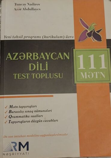 Testlər: Rm nəşriyyatı mətn və qayda toplusu