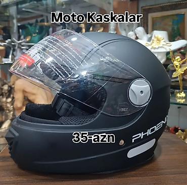 velosiped kaska: Moto kaskalar 35-azn – tam üzlü modellər Ünvan Q Qarayev metrosunun — 1