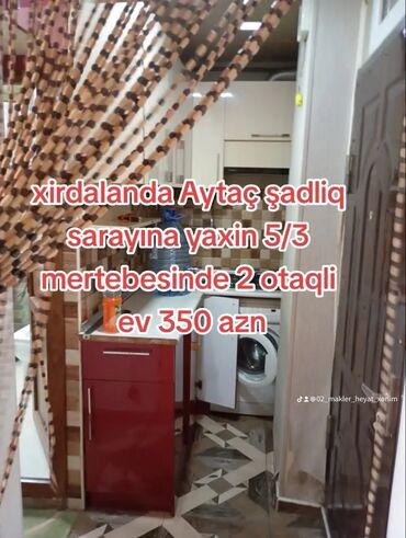 Долгосрочная аренда квартир: Xirdalanda Aytaç şadliq sarayına yaxin 5/3 mertebesinde 2 otaqli ev
