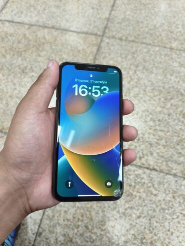 цены на айфон бишкек: IPhone X, Б/у, 256 ГБ, Черный, 100 %