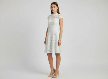 sukienka koronkowa boho na wesele: Sukienka damska, rozmiar S