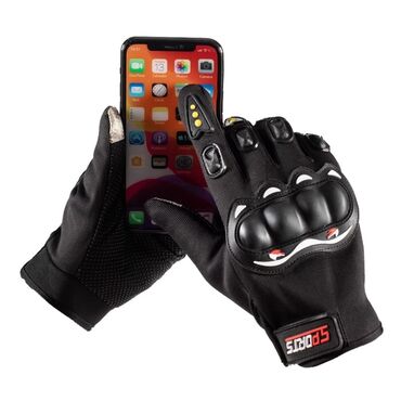Перчатки: Перчатки защитные для скутера Мото перчатки Бишкек! С Сенсором для