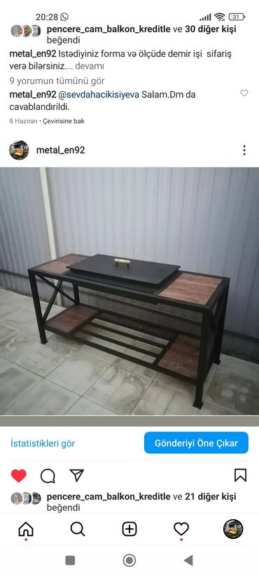 Manqallar, qrillər, barbekyu: Metal EN MMC olaraq istədiyiniz forma və ölçüde demir işlerinin -da lalafo.az — 22 Manqallar, qrillər, barbekyu: Metal EN MMC olaraq istədiyiniz forma və ölçüde demir işlerinin — 22