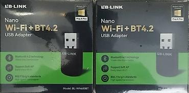Продаю новый вайфай и блютуз адаптер LB-LINK Nano Wi‑Fi + BT4.2 USB