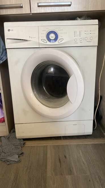 установка стиральных машин: Стиральная машина LG, Б/у, Автомат, До 6 кг