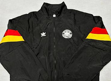 очки рай бан: Ветровка Adidas Originals Germany - Черная легкая ветровка на молнии — 3