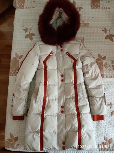 утепленная зимняя куртка: Пуховик, L (EU 40)