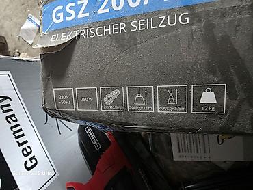 vibro motor 220v: Güde GSZ 200/400 – električni vitlo (električni dizalni čekrk) - — 2