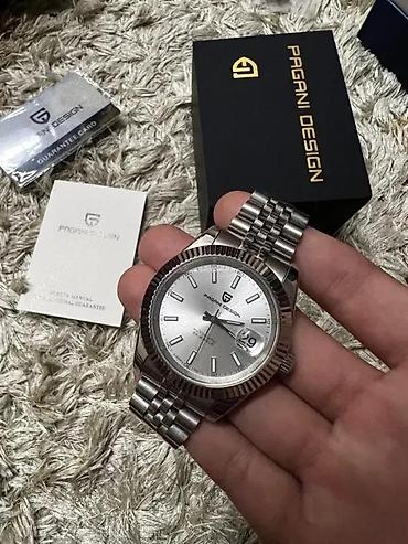 Ručni satovi: PAGANI DESIGN PD-1645 - 42m - Silver - Rolex DatejustHomage Potpuno — 5