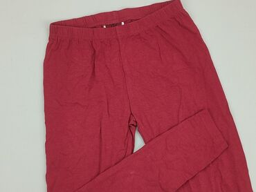 legginsy ze srebrnym lampasem: Leggings for kids, 12 years, 146/152, condition - Good