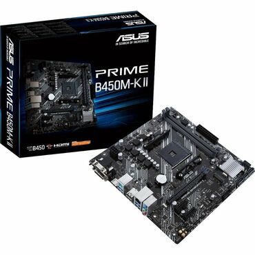 материнская плата b450: Материнская плата, Новый, Asus, AM4, ATX, Для ПК