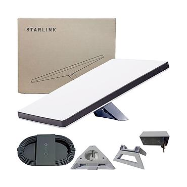Модемы и сетевое оборудование: Starlink — комплект для спутникового интернета (плоская антенна — 2