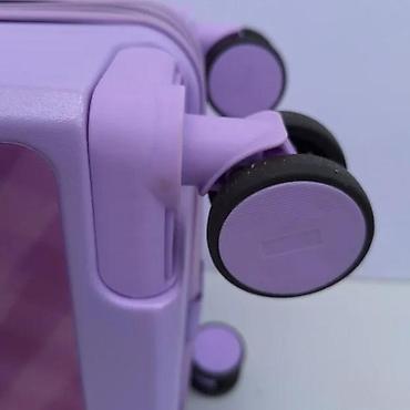 Rančevi, torbe i koferi: Dečji kofer na točkiće – Kuromi dizajn, ljubičasti - Šarmantan kofer — 8