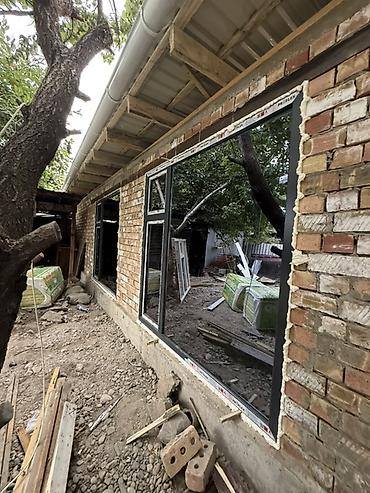 prima construction: Алюминиевое окно на заказ, Тип окна: Витражные, Панорамные, Фасадные, Декоративные особенности: Фрамуга, Бесплатная установка, В рассрочку — 8