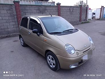 Daewoo: Daewoo Matiz: 2011 г., 0.8 л, Ручные, Хэтчбэк — 4