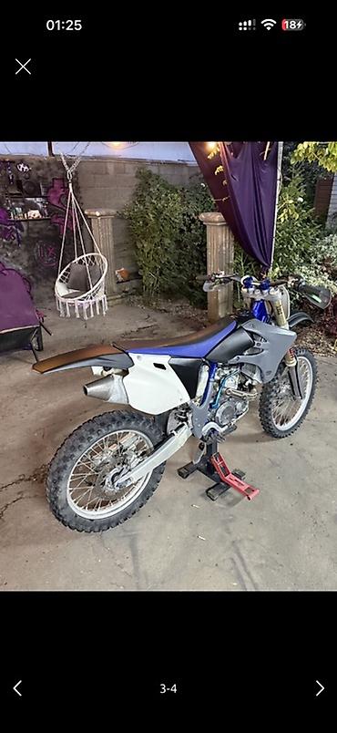 Мотоциклы: Кроссовый мотоцикл Yamaha YZ (4‑тактный, класс 450) Yamaha YZ450F — 3