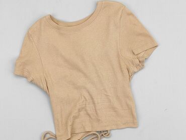 brązowa bluzki damskie: T-shirt, FBsister, XS, stan - Dobry