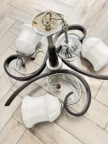 Çılçıraq, 3 lampa, Metal