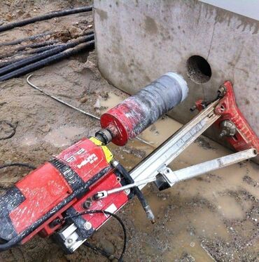 Beton işləri: #Betonkesme #betondeşmə Beton kubik kərpic - dən kəsim deşim — 11