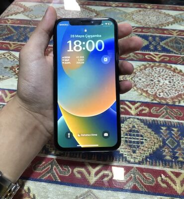 su aparati qiymeti: IPhone X, 64 GB, Black Titanium, Face ID