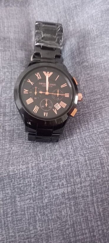 Eynəklər: Qol saatı, Emporio Armani, rəng - Qara