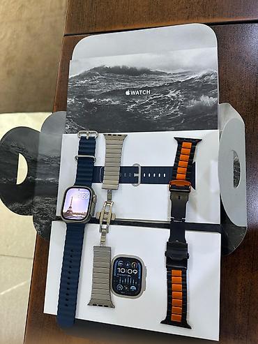 Digər: Apple whatch ultura 2 titanyum yaddaş 64 GB Pil 95 % ideal vəzyətdə — 11