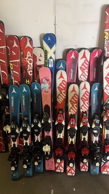 Лыжи: Для подготовленных склонов, С креплениями, Б/у — 10