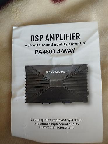 120 ват: Автомобильный усилитель звука DV-Pioneer.ok PA4800 4-WAY (DSP) — 3