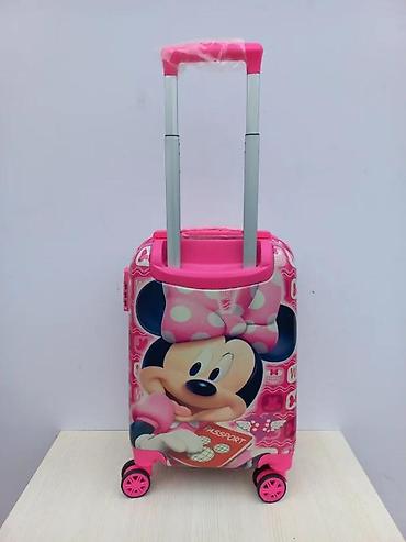 Rančevi, torbe i koferi: Dečiji koferi set – Minnie Mouse motiv - Set od 2 kofera u ružičastoj — 13