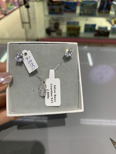 Серебряные наборы украшений: Набор украшений, Проба 925, Женские, Новый — 14