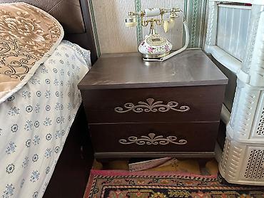 Mebel: İşlənmiş, 3 qapılı, Güzgülü, Qəhvəyi, Kupe, Düz dolab — 7