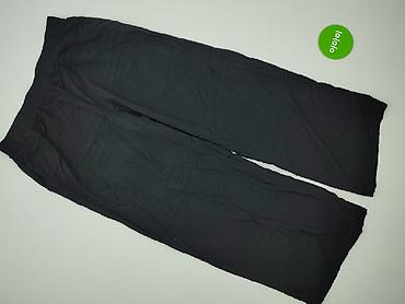 Жіночий одяг: Czarne spodnie damskie Sinsay w rozmiarze XL. Model o swobodnym — 2