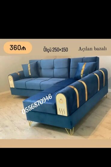 Divanlar: Künc divan, Yeni, Açılan, Bazalı, Parça, Pulsuz çatdırılma — 4