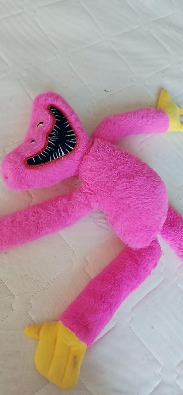 Yumşaq oyuncaqlar: Oyuncaq: Poppy Playtime temalı peluş fiqur – Kissy Missy (çəhrayı) - — 2